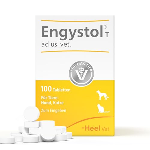 Engystol ad us. Vet. 100 Tabletten | Natürliches Tierarzneimittel für Hunde, Katzen, Pferde, Rinder, Schweine, Schafe und Ziegen | Made in Germany von engystol