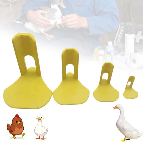 Hühnerbein Schiene,hühnerbein Schiene Zur Fixierung - 4 Stücke Verstellbare Stützband Für Jungvögel Gänseküken Geflügel Gebrochene Füße Hähne Krähenkralle Gekrümmte Zehen-4pcs von enseak