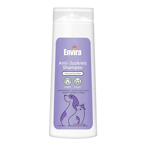 Envira Anti-Juckreiz Shampoo für Hunde & Katzen - Gegen Juckreiz & Schuppen - Spendet der Haut Feuchtigkeit & pflegt das Fell - 400 ml von Envira