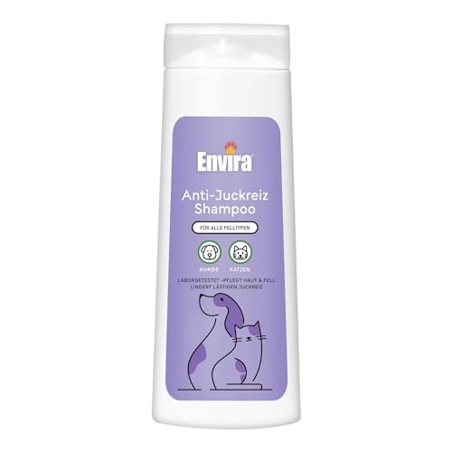 Envira Anti-Juckreiz Shampoo für Hunde & Katzen - Gegen Juckreiz & Schuppen - Spendet der Haut Feuchtigkeit & pflegt das Fell - 400 ml von Envira