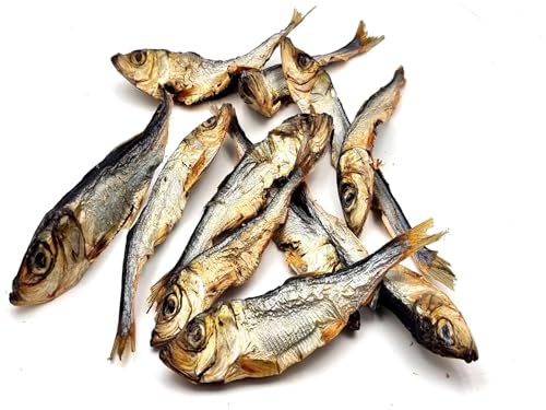 Lodde 500g relativ weiche getrocknete Fische I Dörrfisch Trockenfisch für Hunde und Katzen als Leckerli von erlesene-naturprodukte.de