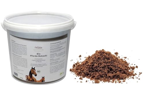 Fermentiertes Bio Pferde Bokashi 3,4 kg Eimer Ergänzungsfuttermittel für Pferde mit wertvollen Allgäuer Kräutern, Original Effektiven Mikroorganismen und Weizenkleie Fermentiertes Bio Pferde Bokashi 3,4 kg Eimer Ergänzungsfuttermittel für Pferde mit wertvollen Allgäuer Kräutern, Original Effektiven Mikroorganismen und Weizenkleie von erlesene-naturprodukte