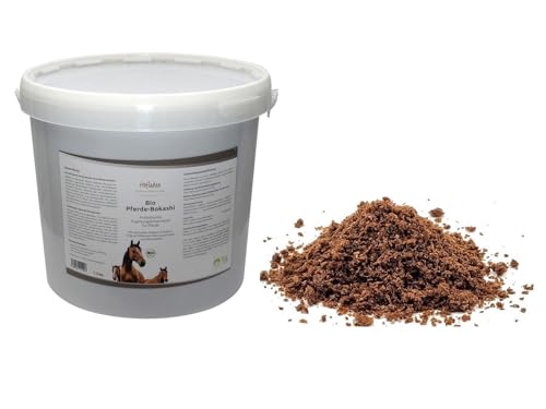 Fermentiertes Bio Pferde Bokashi 7,5 kg Eimer Ergänzungsfuttermittel für Pferde mit wertvollen Allgäuer Kräutern, Original Effektiven Mikroorganismen und Weizenkleie Fermentiertes Bio Pferde Bokashi 7,5 kg Eimer Ergänzungsfuttermittel für Pferde mit wertvollen Allgäuer Kräutern, Original Effektiven Mikroorganismen und Weizenkleie von erlesene-naturprodukte