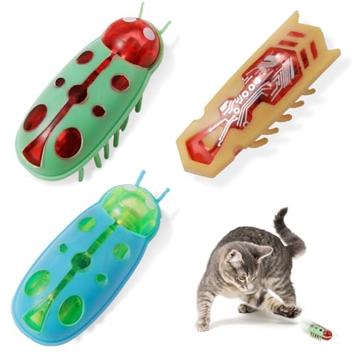 3 PCS Interaktives Katzenspielzeug, interaktive wanze katzenspielzeug, interaktives elektrisches Haustierspielzeug,Elektrisches Spielzeug für Katzen, Marienkäfer Spielzeug für Katzen Kätzchen Training 3 PCS Interaktives Katzenspielzeug, interaktive wanze katzenspielzeug, interaktives elektrisches Haustierspielzeug,Elektrisches Spielzeug für Katzen, Marienkäfer Spielzeug für Katzen Kätzchen Training von ertlutw