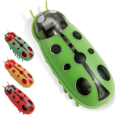 4 Stück Mini Käfer, Elektrische Insekten, Käfer, Kakerlaken, Marienkäfer, Mäuse, ladybug, Maulwürfe, Elektrisches Haustier Marienkäfer Spielzeug für Katzen und Hunde, Insekten Spiel für Kinder 4 Stück Mini Käfer, Elektrische Insekten, Käfer, Kakerlaken, Marienkäfer, Mäuse, ladybug, Maulwürfe, Elektrisches Haustier Marienkäfer Spielzeug für Katzen und Hunde, Insekten Spiel für Kinder von ertlutw