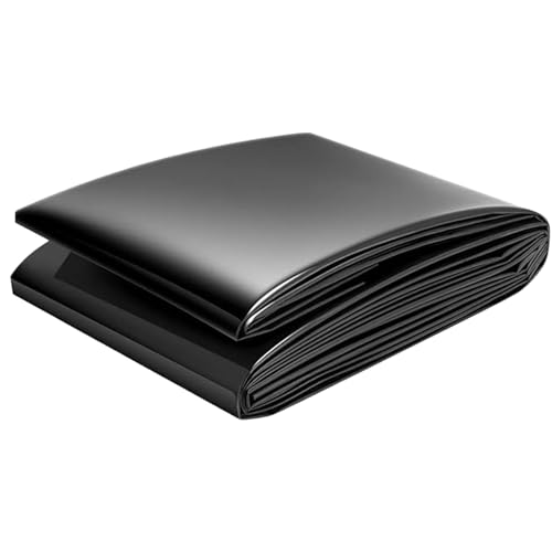 eryssgbf Premium PVC Folie teichfolie 2m x 3m, schwarz, 0.5mm - Wasserdicht als Hochbeet Folie oder Teichplane (auch für Schwimmteiche) von eryssgbf