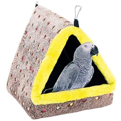 eurNhrN Papageiennest Triangular p Winter Herbst Vogel Hütte Wärme Hänge Vogel Nest Schlaf Ruhebettsbett Haustier Vorräte von eurNhrN