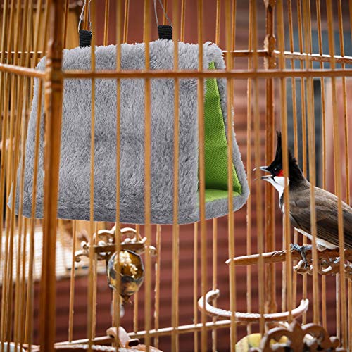 InsepaParrot Hängematte Vogel Hängezelt Warmes Dreieckiges Haustierhöhle Nymphensittichfutter 19 x 14 x 4 cm Hängematte Vogel Hängezelt, Nr. 379, Traditionell von evhooe