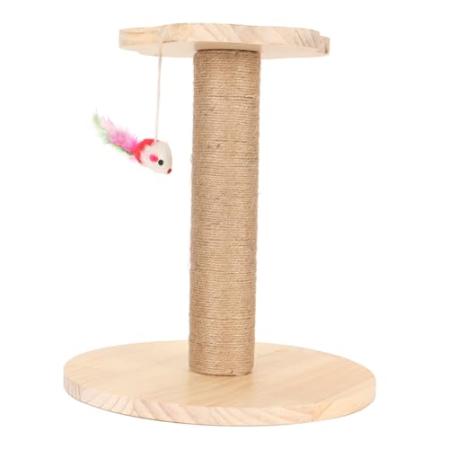 Katzenkratzbaum Nagelschleifen Sicher und Stabil Kätzchen Sisal Kratzbaum mit Interaktivem Spielzeug für Haustierbedarf Katzenkratzbaum Nagelschleifen Sicher und Stabil Kätzchen Sisal Kratzbaum mit Interaktivem Spielzeug für Haustierbedarf von evhooe