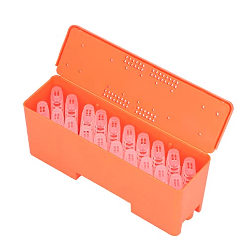 King Cage Transportbox mit 20 Stück Bienenkönigin-Aufzuchtkäfig-transparente Königskäfig Imkereiwerkzeuge, Bienenkönigin-Transportbox von evhooe