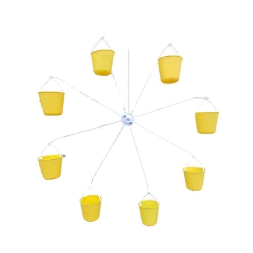 eyYvxmep Riesenrad-Vogelfutterstation, Futterspielzeug für VöGel, 8 Futtereimer mit Futterspender für Den Innen- und AußEnbereich eyYvxmep Riesenrad-Vogelfutterstation, Futterspielzeug für VöGel, 8 Futtereimer mit Futterspender für Den Innen- und AußEnbereich von eyYvxmep