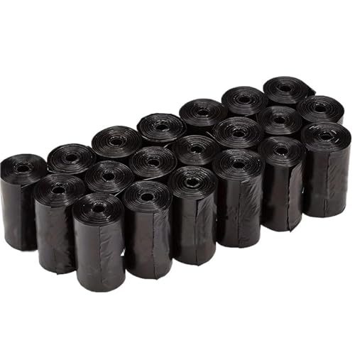 eyob 40 Rollen Schwarze Hundekotbeutel Mit Spender Und Leinenclip, Parfümfrei, Standard, 600 Stück eyob 40 Rollen Schwarze Hundekotbeutel Mit Spender Und Leinenclip, Parfümfrei, Standard, 600 Stück von eyob