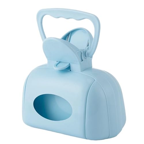Hundekotbeutel-Spender, Haustier-Abfallpflücker, for Reisen, Outdoor, Kotschaufel, Schaufel, Saubere Aufnahme, Entfernen Der Klemme, Reinigungswerkzeug, Haustierprodukt (Color : Blue) von eyob