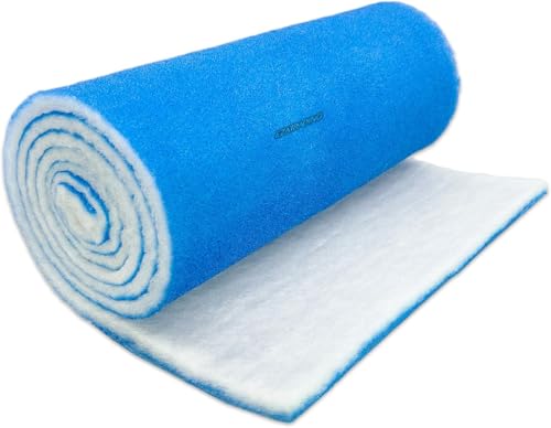 Aquatic Experts Filterwatte für Aquariumfilter, Filterpad für kristallklares Wasser (228 cm lang, 40,6 cm breit) von ezatrading