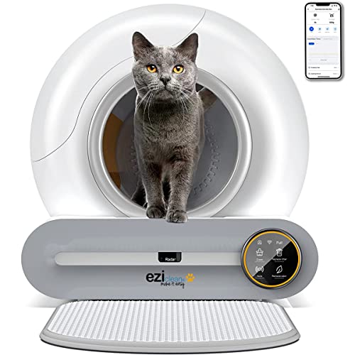 Eziclean® Katzentoilette selbstreinigend, verbunden – Katzentoilette Catbot K8i von EZICLEAN