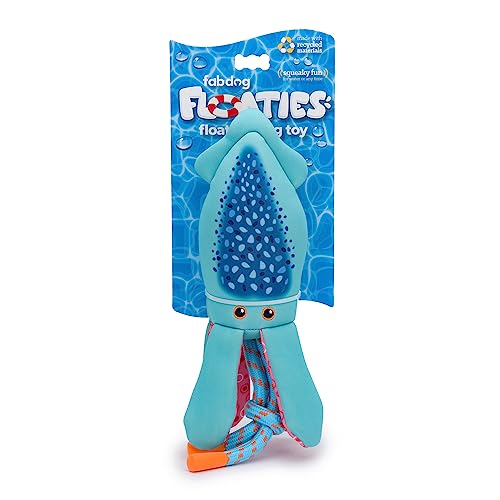 fabdog Floaties Hundespielzeug – Quietschendes schwimmendes Wasserspielzeug für alle Rassen – niedliches und langlebiges Entenwelpenspielzeug – lustiges Quietschspielzeug aus recycelten Materialien von fabdog