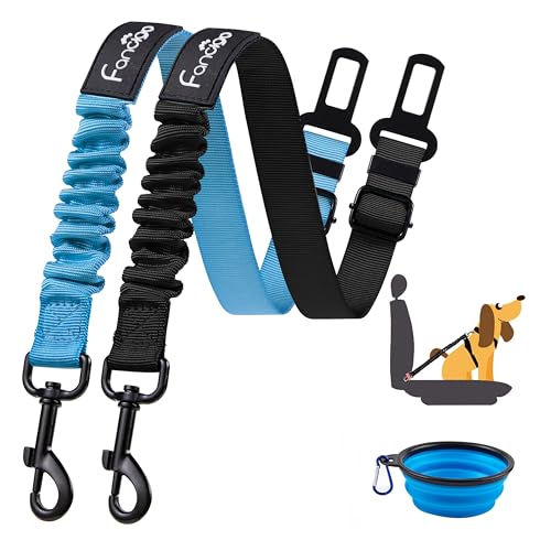 Fancigo Verstellbarer Sicherheitsgurt für Hunde, 2 Stück, Perfekte Wahl für Ihren Welpen/Hund/Haustier. Starkes Nylongewebe, um 360 Grad drehbar, flexible Größe, passend für jedes Auto. Inklusive Fancigo Verstellbarer Sicherheitsgurt für Hunde, 2 Stück, Perfekte Wahl für Ihren Welpen/Hund/Haustier. Starkes Nylongewebe, um 360 Grad drehbar, flexible Größe, passend für jedes Auto. Inklusive von fancigo