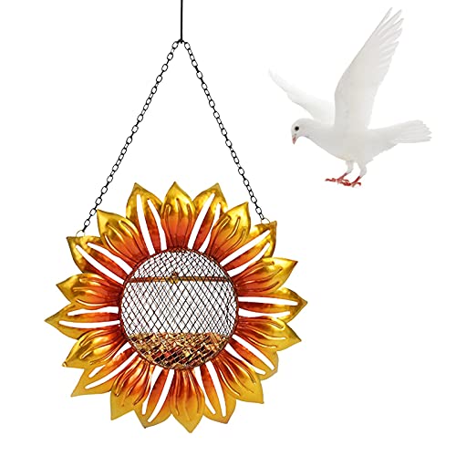 Futterstation für Wildvögel, Vogelfutterstation in Blumenform, Sonnenblumen-Vogelfutterstation aus Metall, Vogelfutterstation zum Aufhängen im Freien,automatische Futterstation zum Aufhängen im Freien Futterstation für Wildvögel, Vogelfutterstation in Blumenform, Sonnenblumen-Vogelfutterstation aus Metall, Vogelfutterstation zum Aufhängen im Freien,automatische Futterstation zum Aufhängen im Freien von fanelod