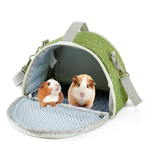 Hamster-Tragetasche, atmungsaktiv, tragbar, Reisetasche, Mehrzweck-Tragetasche, leicht, Reise-Haustier-Rucksack, bequeme Schildkröten-Tragetasche zum Spazierengehen von fanelod