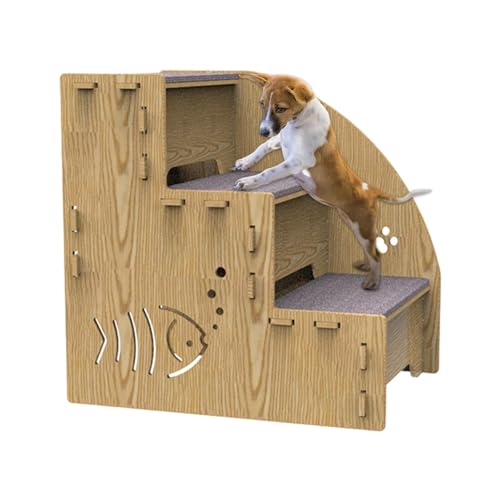 Hundetreppe – Haustiertreppe für kleine Hunde | Haustier-Treppenstufe | Hundetreppe für Bettsofa | 3-Stufen-Hundetreppe aus für Hundebetten | Schritte für Hunde, um auf das Bett zu kommen Hundetreppe – Haustiertreppe für kleine Hunde | Haustier-Treppenstufe | Hundetreppe für Bettsofa | 3-Stufen-Hundetreppe aus für Hundebetten | Schritte für Hunde, um auf das Bett zu kommen von fanelod