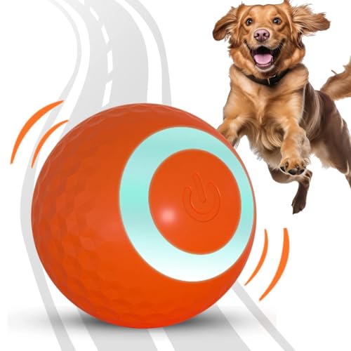 Interaktiver Hundeball - Automatischer Rollball | Hunde-Rollball | Automatischer Rollball Spielzeug | Wiederaufladbarer Haustierball Spielzeug, Elektrischer Rollball Verbesserter Hunde-Rollball für Interaktiver Hundeball - Automatischer Rollball | Hunde-Rollball | Automatischer Rollball Spielzeug | Wiederaufladbarer Haustierball Spielzeug, Elektrischer Rollball Verbesserter Hunde-Rollball für von fanelod