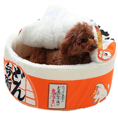 Katzen-Sofa in Nudelform, Ramen-Schale, Katzenbett, sofortige Nudelform, niedliches und bequemes Haustier-Katzenhaus, waschbar, Katzenbett für drinnen und draußen Katzen-Sofa in Nudelform, Ramen-Schale, Katzenbett, sofortige Nudelform, niedliches und bequemes Haustier-Katzenhaus, waschbar, Katzenbett für drinnen und draußen von fanelod