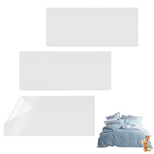 Kratzfestes Klebeband für Katzen – 3/Katzenkratz-Möbelschutz, Anti-Kratzer, PVC, transparenter Türschutz für Couch und Tür von fanelod