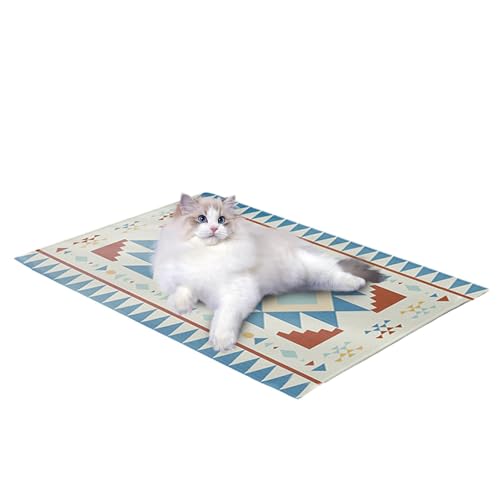 Kühlmatte für Hunde, 70 x 50 cm, große Kühlmatte, selbstkühlende Matte für Haustiere, Kühlkissen für Katzen, faltbares Kühlkissen, waschbare Kühlmatte für Haustiere für Hunde, Katzen, Kaninchen von fanelod
