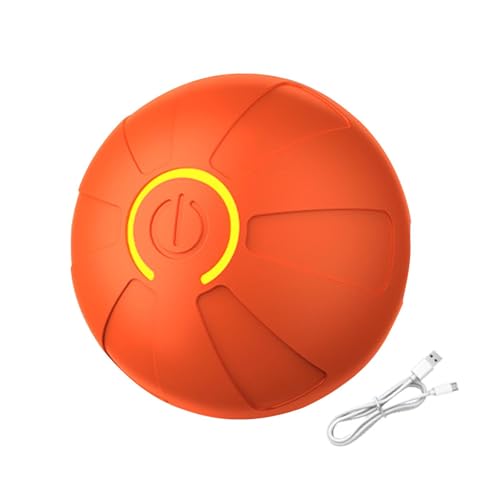 Selbstrollender Ball für Hunde, intelligenter selbstbewegender Ball, Hundebälle, elektrischer Haustierball, automatischer beweglicher Ball mit Licht, elektrischer Hüpfball, wiederaufladbares von fanelod