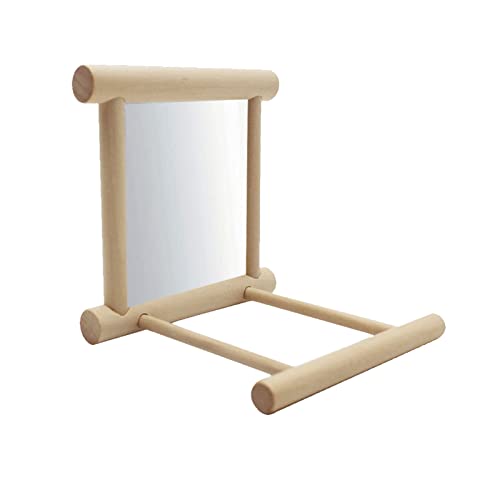 Vogelsittich, Vogelständer aus , Sitzstange mit Holzspiegel für Papageien, Sittiche, Sittiche und Nymphensittiche Vogelsittich, Vogelständer aus , Sitzstange mit Holzspiegel für Papageien, Sittiche, Sittiche und Nymphensittiche von fanelod