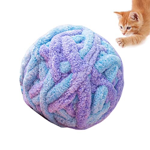 fanelod Ballspielzeug für Katzen - Interaktives Katzenspielzeug für drinnen | Kätzchen-Ball-Spielzeug, um Ihre Katze gesund zu halten, unterhaltsames interaktives Spiel, Party-Dekoration, Chase von fanelod