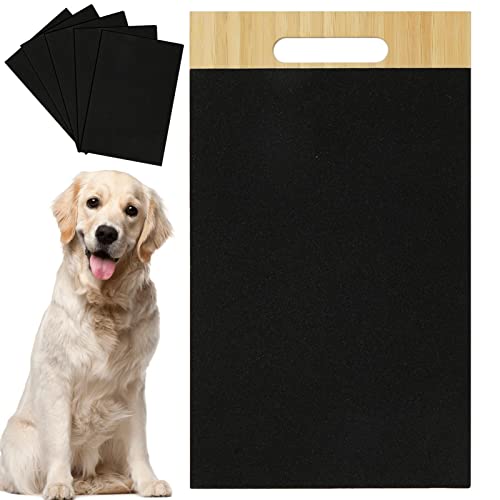 fanelod Dog Claw Scratch Board, Portable Scratch Board, Dog Scratch Nail File Pad, Wooden Folding Board for Large and Small Dogs and Cats fanelod Dog Claw Scratch Board, Portable Scratch Board, Dog Scratch Nail File Pad, Wooden Folding Board for Large and Small Dogs and Cats von fanelod