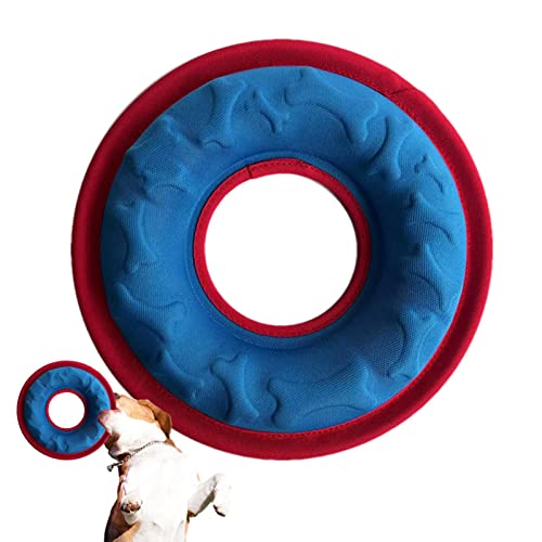 fanelod Fliegendes Hundespielzeug - Puppy Interactive High Flying Disc,Leichtes, schwimmfähiges Haustierspielzeug zum Apportieren, Fangen, Spielen, Trainieren, dient auch als Futter-/Wassernapf von fanelod