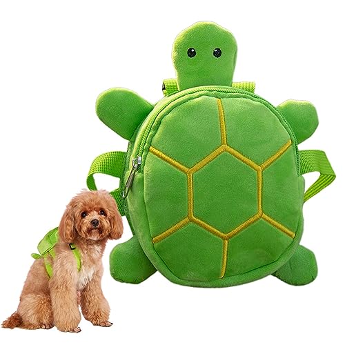fanelod Kleines Hundegeschirr | Niedlicher Rucksack in Schildkrötenform für Hunde | Kein Ziehen, niedlicher Rucksack für Hunde, Tragetasche, Haustier-Walking-Geschirr mit Satteltasche für Training und fanelod Kleines Hundegeschirr | Niedlicher Rucksack in Schildkrötenform für Hunde | Kein Ziehen, niedlicher Rucksack für Hunde, Tragetasche, Haustier-Walking-Geschirr mit Satteltasche für Training und von fanelod