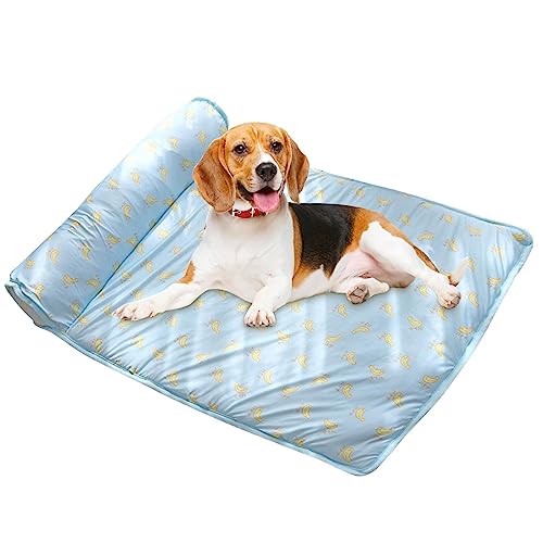 fanelod Kühlmatte für Haustiere, 80 x 60 cm, für Hunde, ungiftig, kühles Bett, keine Notwendigkeit zu kühlen, kühlende Hundematte, Kühlmatte für Hunde, Katzen in heißem Zustand fanelod Kühlmatte für Haustiere, 80 x 60 cm, für Hunde, ungiftig, kühles Bett, keine Notwendigkeit zu kühlen, kühlende Hundematte, Kühlmatte für Hunde, Katzen in heißem Zustand von fanelod