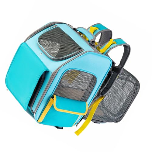 Katzen-Outdoor-Tragetasche, ausziehbar, praktisch, Katzenrucksack, Reisetasche, Stofftasche für Katzen, Hunde, Haustier-Rucksack, Haustiertasche, Tragetasche, große Haustiertasche Katzen-Outdoor-Tragetasche, ausziehbar, praktisch, Katzenrucksack, Reisetasche, Stofftasche für Katzen, Hunde, Haustier-Rucksack, Haustiertasche, Tragetasche, große Haustiertasche von fanlangyi