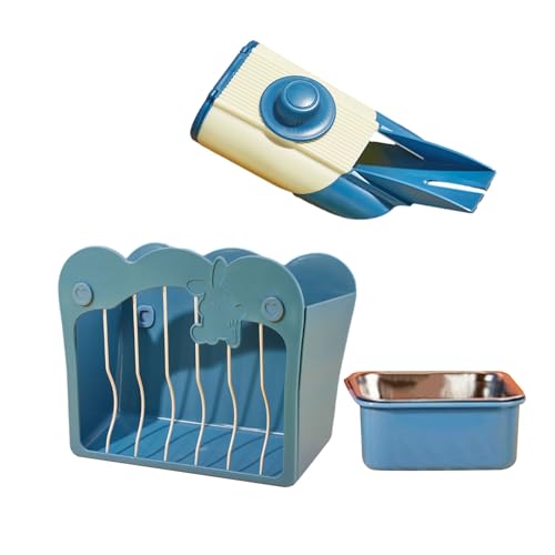 Meerschweinchen-Futterstation für Kaninchen, Futterkäfig, hängendes Futtergestell, Eichhörnchen, Futternapf, Grasgestell für Hamster, Kaninchen, Gestell Meerschweinchen-Futterstation für Kaninchen, Futterkäfig, hängendes Futtergestell, Eichhörnchen, Futternapf, Grasgestell für Hamster, Kaninchen, Gestell von fanlangyi