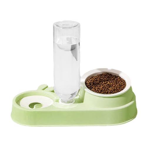 fanlangyi 2 in 1 Katzen Futterbehälter Hunde Wasser Futternapf Doppel Futter Wasserspender Set Katzen Slow Bowl Futterbehälter Liefert Tierfutter und Wasserspender Set fanlangyi 2 in 1 Katzen Futterbehälter Hunde Wasser Futternapf Doppel Futter Wasserspender Set Katzen Slow Bowl Futterbehälter Liefert Tierfutter und Wasserspender Set von fanlangyi