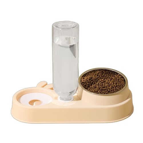 fanlangyi 2 in 1 Katzen Futterbehälter Hunde Wasser Futternapf Doppel Futter Wasserspender Set Katzen Slow Bowl Futterbehälter Liefert Tierfutter und Wasserspender Set fanlangyi 2 in 1 Katzen Futterbehälter Hunde Wasser Futternapf Doppel Futter Wasserspender Set Katzen Slow Bowl Futterbehälter Liefert Tierfutter und Wasserspender Set von fanlangyi