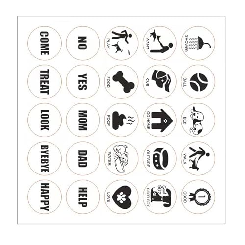 fanlangyi Easy Carry Voice Sound Button for Dog Teach Dog to Talk Gift for Communication Dog Button for Communication von fanlangyi