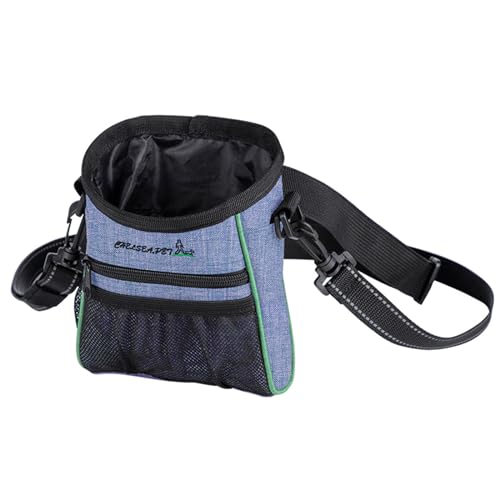 fanlangyi Leckerli-Hüfttasche für Outdoor-Training, Haustier-Training, Spazierengehen, Tasche mit Kotbeutelspender, Handentriegelung, Leckerli-Tasche für Outdoor-Training von fanlangyi