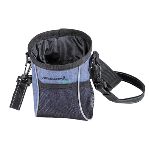 fanlangyi Leckerli-Hüfttasche für Outdoor-Training, Haustier-Training, Spazierengehen, Tasche mit Kotbeutelspender, Handentriegelung, Leckerli-Tasche für Outdoor-Training von fanlangyi