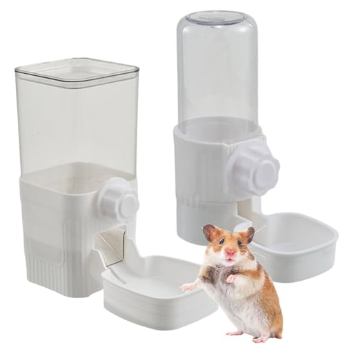 fayarrd Vogeltränke | Automatische Futterstelle Für Vogelkäfige,Transparente Haustier Trinkstelle Für Eichhörnchen Finken Nymphensittiche Unzertrennliche Wellensittiche von fayarrd