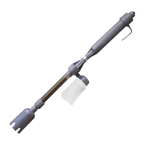 fdsmall Fischtank Reiniger Aquarium Kies Reiniger Elektrische Fischtank Reinigungswerkzeuge Einstellbare Wasserfluss Aquarium Reiniger Kit Fischtank Kies Staubsauger (Battery)(Nicht enthalten) von fdsmall
