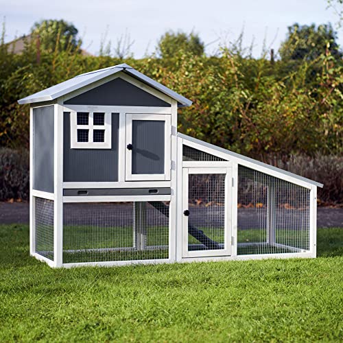 FeelGoodUK RH10 Haustierhaus/Stall für Kaninchen und Meerschweinchen, 2 Etagen von feel good