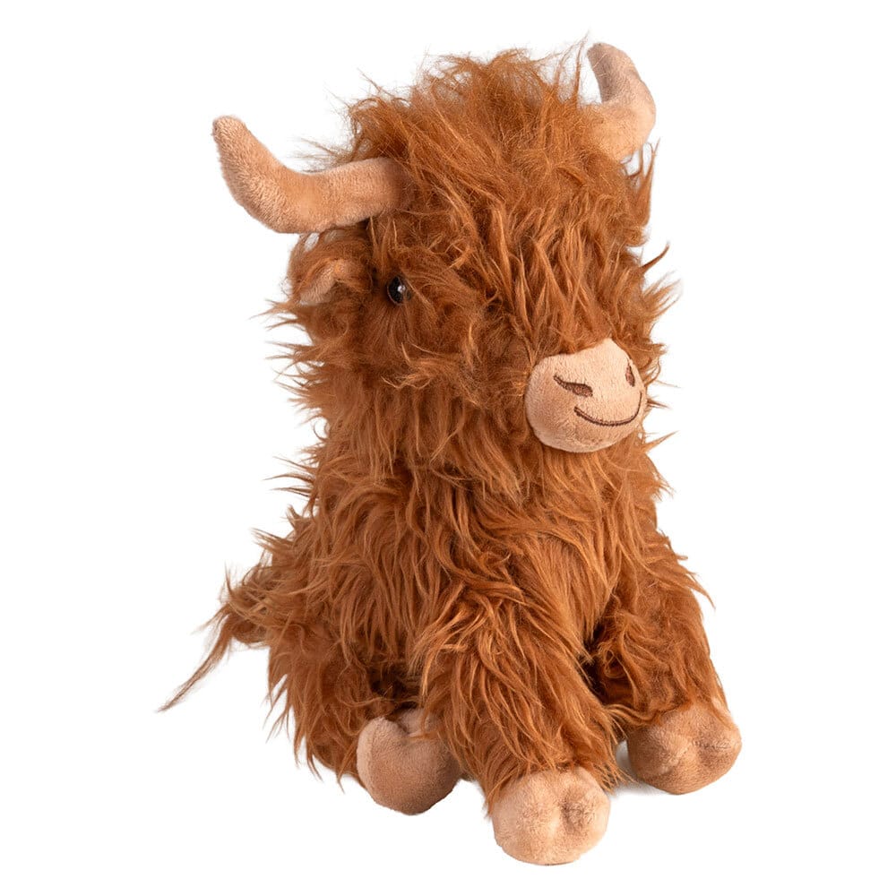 Hunde-Plüschspielzeug Highland Cow Shaggy brown, Maße: ca. 22 cm Hunde-Plüschspielzeug Highland Cow Shaggy brown, Maße: ca. 22 cm von fehlt