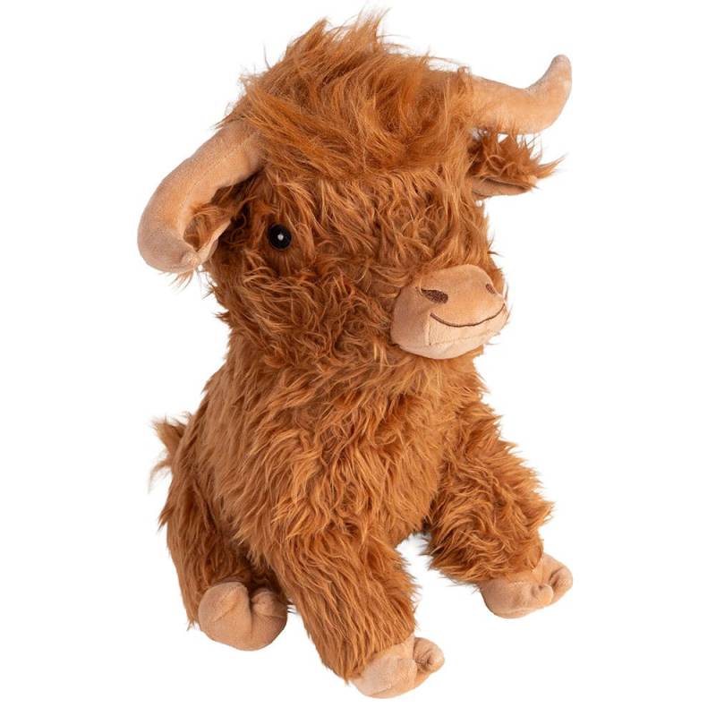 Hunde-Plüschspielzeug Highland Cow Shaggy brown, Maße: ca. 39 cm von fehlt