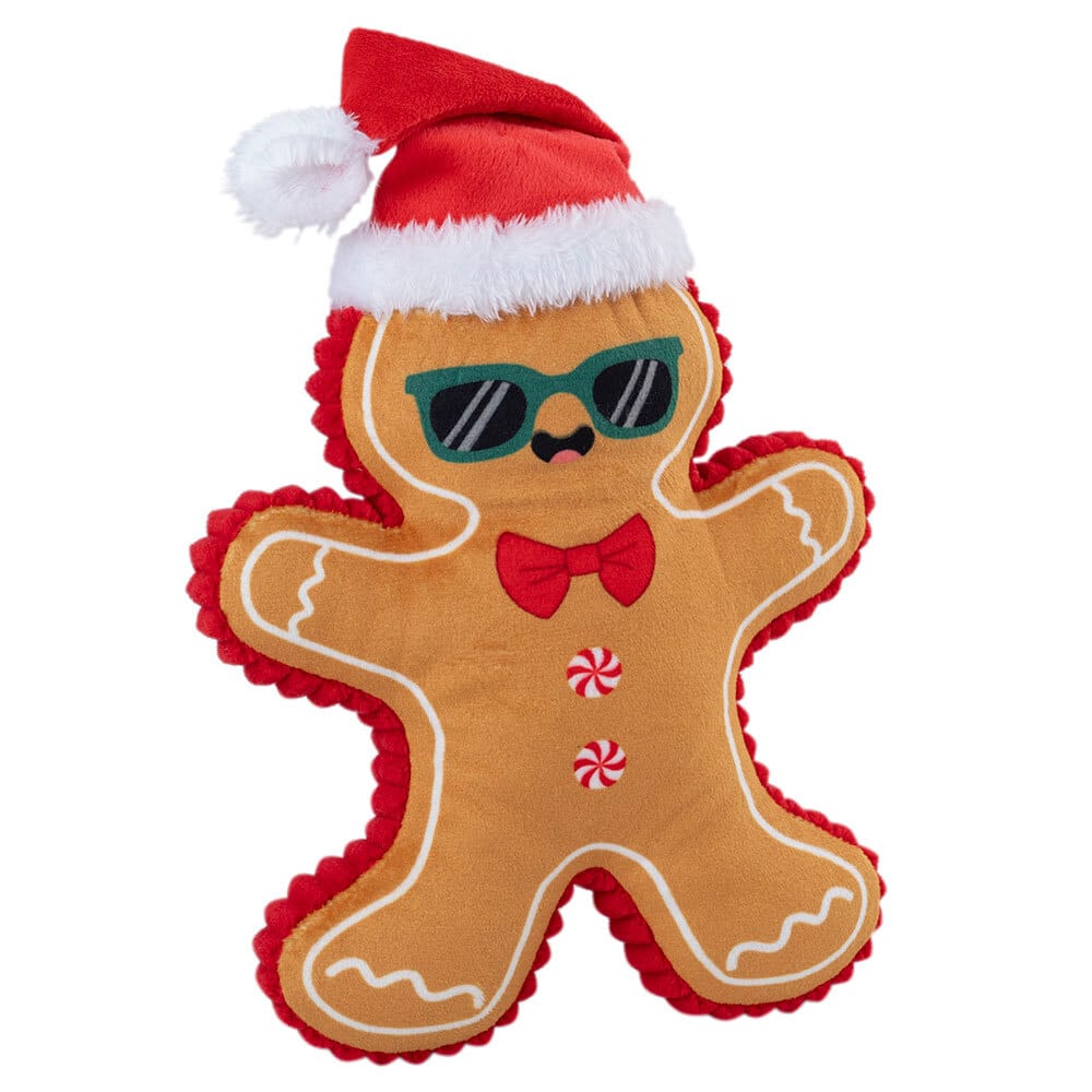 Hunde-Plüschspielzeug Lebkuchenmann Cool braun, Maße: ca. 37 cm Hunde-Plüschspielzeug Lebkuchenmann Cool braun, Maße: ca. 37 cm von fehlt