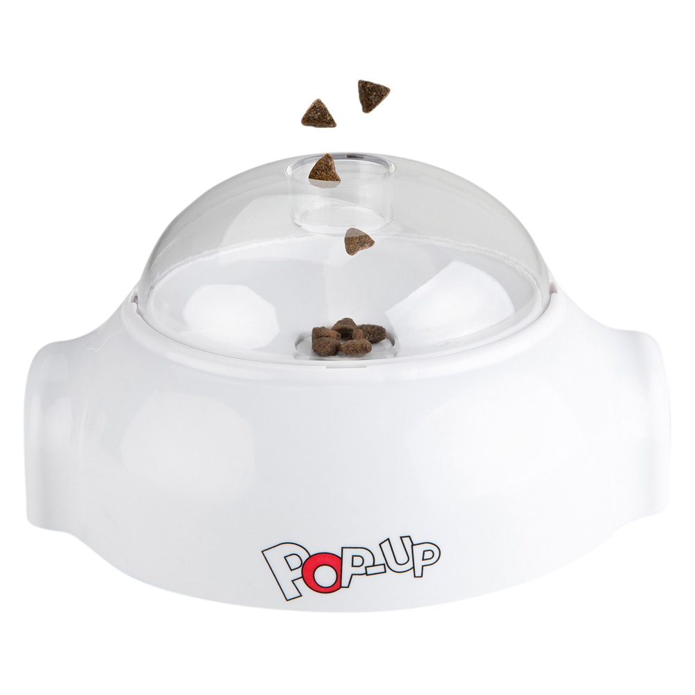 Interaktiv-Spielzeug Pop-Up Treat Toy weiß, Maße: ca. 20 x 10 x 11,5 cm Interaktiv-Spielzeug Pop-Up Treat Toy weiß, Maße: ca. 20 x 10 x 11,5 cm von fehlt