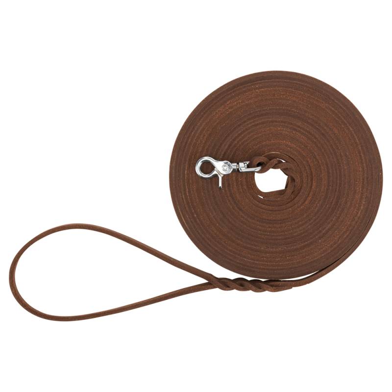 Schleppleine Leather braun, Länge: ca. 10 m, Durchmesser:  ca. 8 mm von fehlt